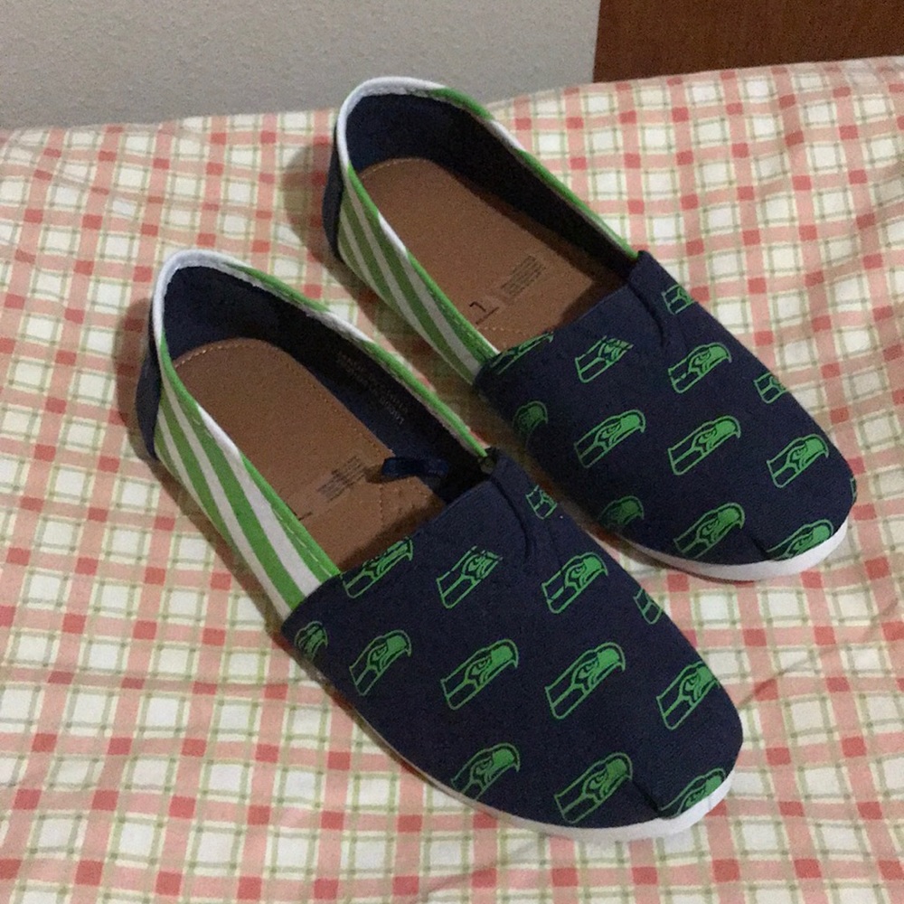 Seahawks canvas shoes